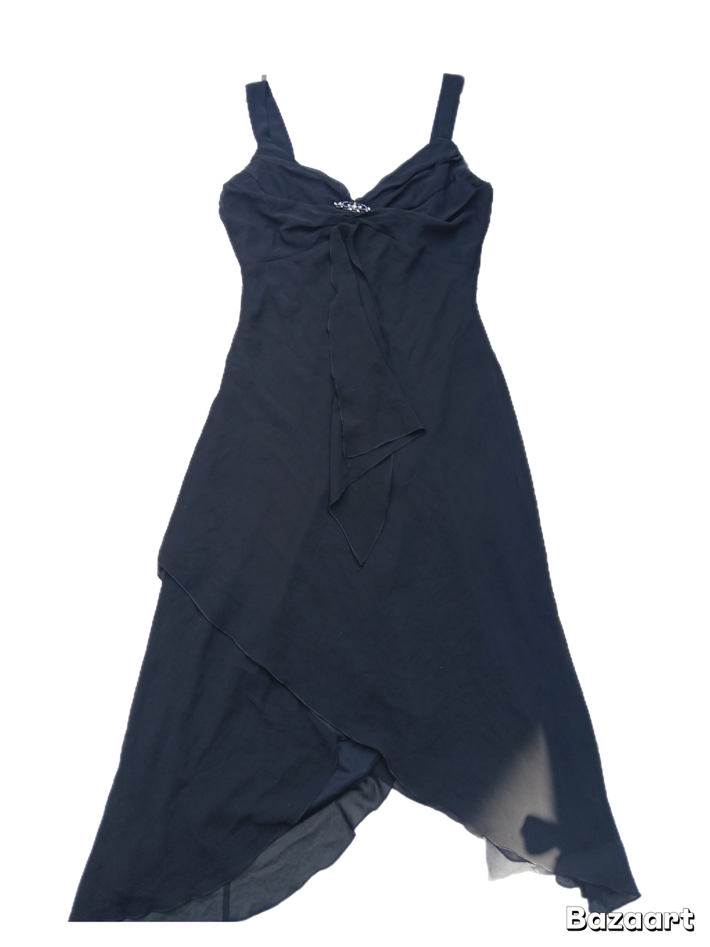 Vintage Black Midi Dress